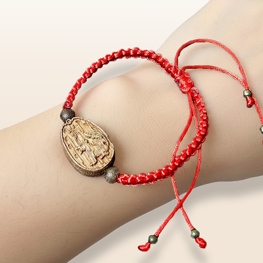 Dây Chỉ Đỏ May Mắn Lớn Mix Charm - Champa Home